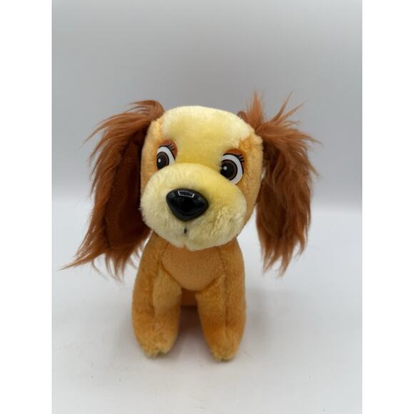 Disney Lady and the Tramp “Lady” Plush Dog 8” Stuffed Animal – Brown Ears - Picture 1 of 6